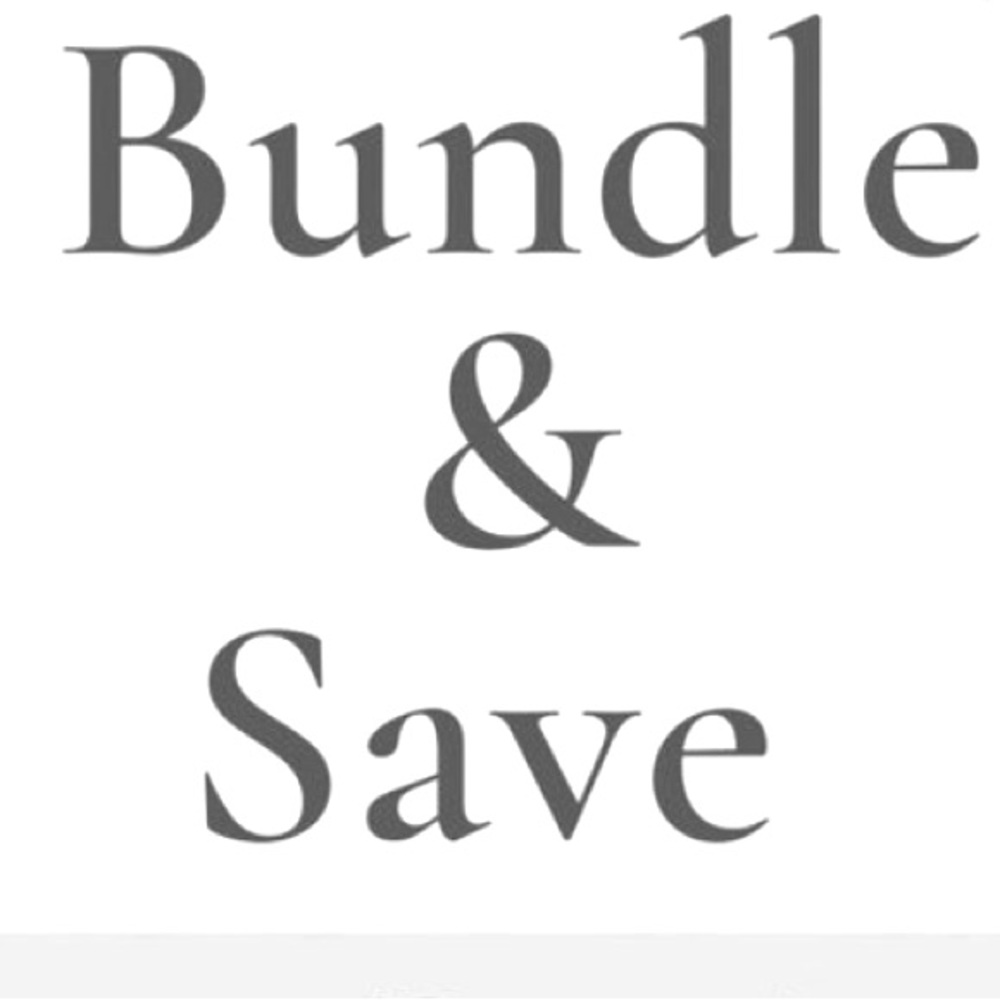 B U N D L E your order!!